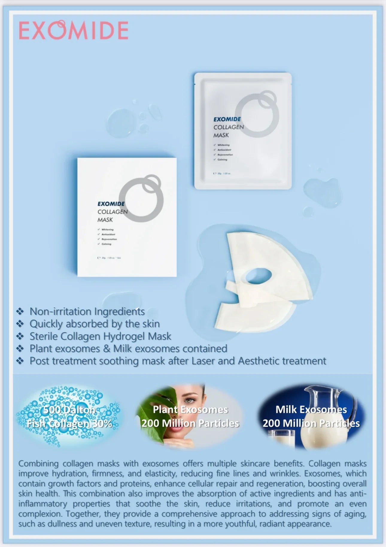 MASKA KOLAGENOWA 5 Sztuk